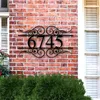 Персонализированное деревянное адресное знак. Пользовательский адрес домики дома домик для дома для дома на стене.