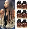 22 inch losse golf haakhaar spiraal krulcurl vlecht synthetisch haar ombre pre uitgerekte haak vlechten voor vrouwelijke extensions Frans krullend haar