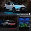 180 cm Outdoor Auto Led Licht Streifen Tagfahrlicht Außen Dekor Lichter Flexible Auto Atmosphäre Lampe Auto Licht Zubehör y220708