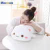 1 pz 355065 cm Kawaii Sdraiato Gatto Giocattoli di Peluche Farcito Simpatico Gatto Bambola Animale Bello Cuscino Morbido Cartone Animato Cuscino Kid Regalo Di Natale 220721