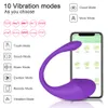 Bluetooths App Control Remote Control Vibrador para mulheres Bola de vagina vibração Love Egg Female Female Fementy Sexy Toy para casais