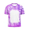 Stock Heat Transfer T-Shirt-Druck Blanko-Unisex-Sublimationsgebleichte T-Shirts