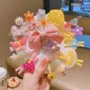 Koreansk version av små färska barns hårnål Starfish Shell Cartoon Duckbill Clip Lovely Candy Hairpin Girl Bangs Clips