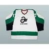 Nivip aangepaste quebec azen hockey jerseys ijs elk naamnummer wit groen alternatief goede quanliniteit maat s-4xl mix bestelling