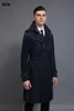 Hommes Trench Coats Long Style Hommes Manteau Printemps Et Automne Double Boutonnage Couleur Unie Vestes Plus La Taille 6xl Slim Homme TrenchMen's