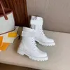 Autumn Winter Designer Boots Woman Thick Soled Zipper Boot 100% Soft Cowhide Lady Letter Letter Casual Shoe Leather Fashion High Top Women Size 35-38-42