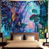 Sepyue fairytale Dreamy Mushroom Tapestry Psychedelic Carpet Bohemian Home Decor Witchcraft Hippie Room Decor Wall Rugs J220804