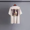 오프 디자이너 크로스 패션 오일 여성 인쇄 짧은 슬리브 T 셔츠 남성 탑 티셔츠 캐주얼 유니니스 섹스 x 인쇄 여름 오버 크기 EU 크기