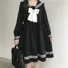 Одежда наборы черная лолита в японском стиле сладкий бабочек с длинными рукавами