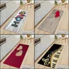 3D Piano Letter Print Doormat Hallway Kitchen Mats Modern Living Room Balcony Bathroom Nordic Carpet Bath Mat Non Slip Area Rugs Drop Delive