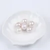 Other Natural 13-14mm White Round Edison Pearl Loose Beads No Hole For Jewelry Making Edwi22