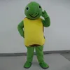 Кукольный костюм талисмана яркая зеленая черепаха Человека для черепахи Chinemys талисман костюм талисмана мультфильм персонаж костюм Mascotte Hude Fance Pare