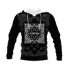 Herentracksuits Vitinea 3D Volledige print Bandana T-shirt / Sweatshirt / Zip Hoodies / Dunne jas / broek Vier seizoenen Casual F09