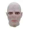 The Dark Lord Voldemort Cosplay Masque LaTex okropny przerażający Sorterzer Halloween Mask Costume Prop 220705