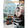 300WH/81000mah 태양열 발전기 CPAP 배터리 백업 전원 AC 12V/24V DC PD-Type-C SOS Light van/RV Trip Home