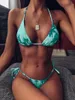 Женские купальники 2022 Sexy Mini Micro String Thong Bikini Set Triangle Teas Tear Car Swimsuit Женщин Пляж Носить Купаться Купальника