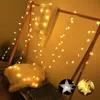 Strängar Twinkle Star String Light USB/Batterisdrivna Garlandslampor Julljus för Holiday Wedding Party Home Decorationled LEDL