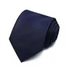 Bow Ties Classic Microfiber Mens Design Neck 8cm Navy Blue For Men Formal Business Wedding Party Gravatas Gift Box Fier22