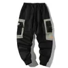 Men's Pants Hip Hop Men Multi-pocket Elastic Waist Design Harem Pant Street Punk Casual Trousers Joggers Male Cargo ABZ51