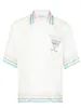 Casablanca 22s Tennis Club Sicilian Couple Casual Hawaiian Short Sleeve Shirt Men Designer Button Up Shirts