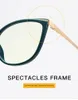 Sunglasses Anti Blue Light Radiation Glasses For Women Cat Eye Retro Eyewear Frame Computer Optical Spec RaySunglasses