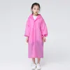 어린이 성인 비옷 두꺼운 에바 레인 코트 어린이 명확한 투명 투어 투어 방수 레인웨어 슈트 레인 코트 220718