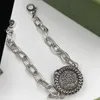 Gioielli firmati di moda per le donne Lettera Collana Bracciale Regalo Catene smaltate vintage di alta qualità Fornitura di gioielli bijoux