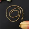 10pcs Gold 34MM Size ed Chain Necklace 1630 Inches Fashion Women Jewelry Man Simple Sweater Chain Jewelry Factory Pri1684057