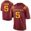 NCAA ISU Iowa State Cyclones Kolej Futbol Formaları Sean Foster Jersey Kamilo Tongamoa Joey Ramos O'Rien Vance Ray Lima Özel Dikişli gömlek