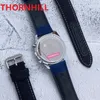 OM-Speadmastes Marca Reloj para hombre de alta calidad 42 mm Cronómetro de función completa Negro Azul Negro Tela de nailon Cuarzo de lujo Presidente Relojes de pulsera clásicos montre de luxe