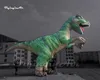 Grand tyrannosaure gonflable Rex, Simulation du parc Jurassic, modèle de dinosaure, ballon vert t-rex pour événement en plein air