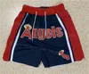 Honkbalshorts voor heren Just Don Wear Hip Pop Sportbroek Zak Rits Voor sportfans Hardlopen HipPop Joggingbroek All Stitched Carlton Fisk Freddie Freeman Aaron Judge