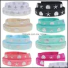 Ribbon Sying Fabric Tools Baby Kids Maternity 5/8 "Sier Foil Shell Starfish Fold Over Elastic Foe Ocean Series For Pannband Band Welcom