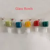 Gans heady kleurrijke 14mm glazen kom stuk droge kruid bongs water pijpen olie dab rigs mannelijke kommen