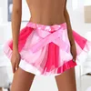 Skirts Women Ballet Dancewear Party Ball Gown Mini Skirt Rainbow Elastic 3 Layered Short Adult Tutu Dancing Faldas