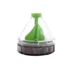 Fan Blade Smoking Accessories 50mm Diameter Herb Grinders Funnel Shape 2 Layers Tobacco Plastic Material Grinder GR412