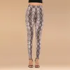 Kvinnor Pants Women's Capris Leopard Y2K JOGGERS Kvinnor Hög midja mager blyerts vår sommarmjölk Silk e tjej estetiska byxor