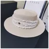Verão Novas Senhoras Hepburn Habéias Celebridades Estilo Plano Top Chapéu Francês Retro Sunshade Holiday Caps