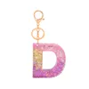 Keychains Trendy 26 Letter Pendant Keychain Women Men Acrylic Keyring A To Z Key Holder Luxury Ring Charm Bag Accessories Gift