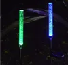 LED güneş ışığı aydınlık kabarcık çubuk ışık tüp lambası açık su geçirmez çim bahçe dekorasyon peyzaj aydınlatma