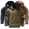 2022 New Men Military Camouflage Tactical Long Sleeve T-shirt Fashion Hooded Camouflage Long Sleeve Sweatshirt Eu Size L220730