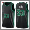 Jayson 0 Tatum Jersey Larry 33 Bird Marcus 36 Smart Jaylen 7 Brown Gordon 20 Hayward Basketball Jerseys genähte Logos 2222