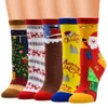 Calzini natalizi per donna Uomo Calzini alti al ginocchio con motivi multicolori Calzini lunghi per le vacanze Calzini alla moda per cartoni animati