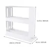 Hooks & Rails Two Layer Kitchen Rotatable Storage Organizer Spice Bottle Rack Cabinet RackHooks HooksHooks