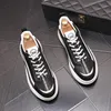 Italy Luxury Air Cushion Wedding Dress Party Shoes Breathable Comfortable Mesh Lining Men Casual Sneakers hick bottom Round Toe Driving Walking Loafers E211