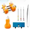 Kits d'outils de réparation 7x Kit d'outils de remplacement de batterie de montre Pince à épiler Clé arrière Ouvre-boîtier pour horloger Amateurs Pièces de réparation