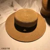 Cappelli di paglia a tesa larga Jazz da donna estivi Cappello da sole a prova di sole da viaggio per celebrità di Internet Tappo superiore in stile britannico