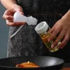 Bouteille d'huile de silicone avec brosse Bouteille de vinaigre Conteneur de sauce Pot à épices Huile liquide Pâtisserie Cuisine Outils de cuisson Cuisines Fournitures CCB15383