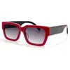 2022 Acetate Rectangle Wrap Sunglasses Women Fashion Leisure Glasses UV400 Protection Ornamental Eyewear with Box