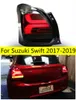 ترقية السيارة ضوء الذيل للسيارة لعلاج LED Swift LED 20 17-20 19 LED مصباح خلفي التركيز DRL+BRAKE+PARK+LIGHTING LIGHT